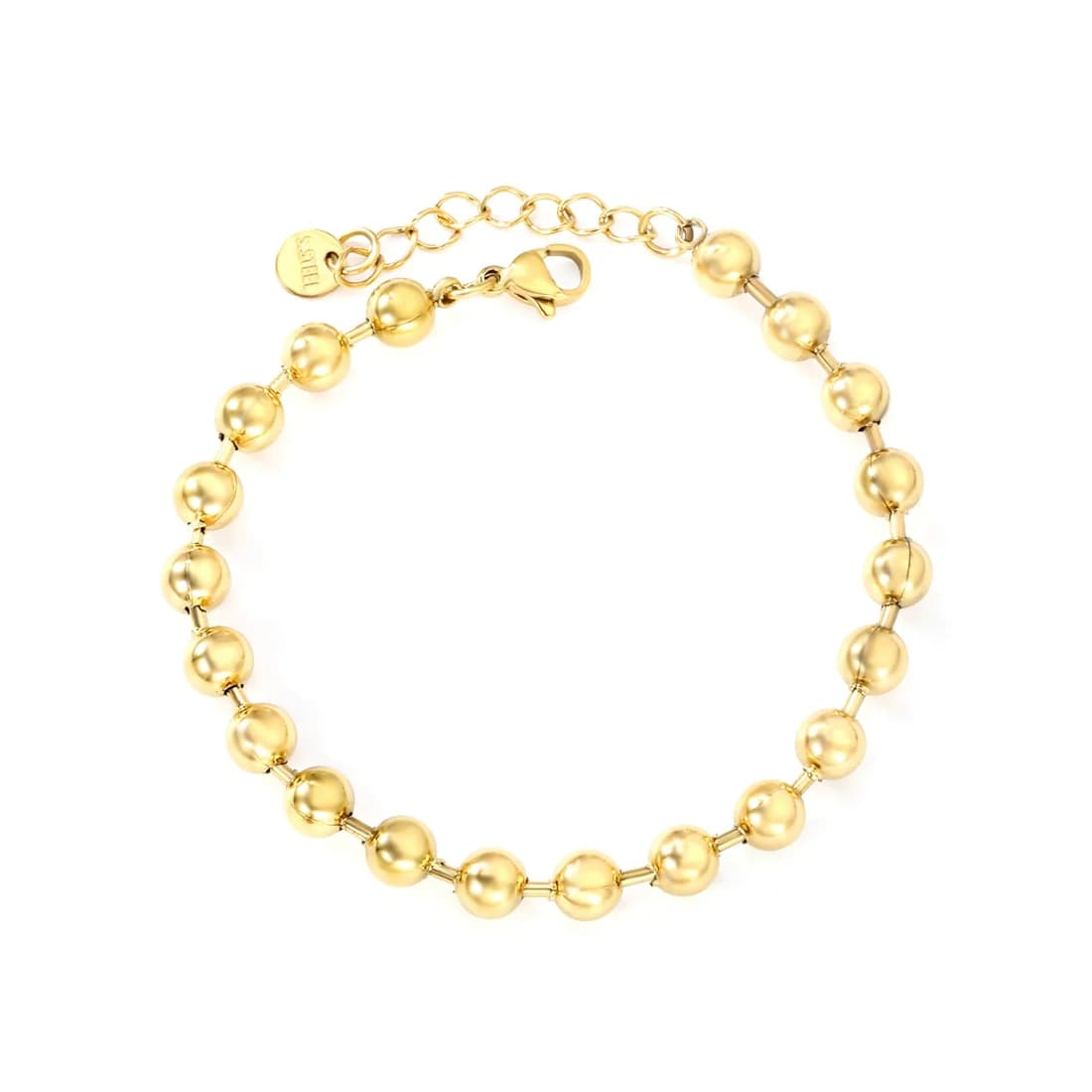 Gold-Toned Bead Bracelet