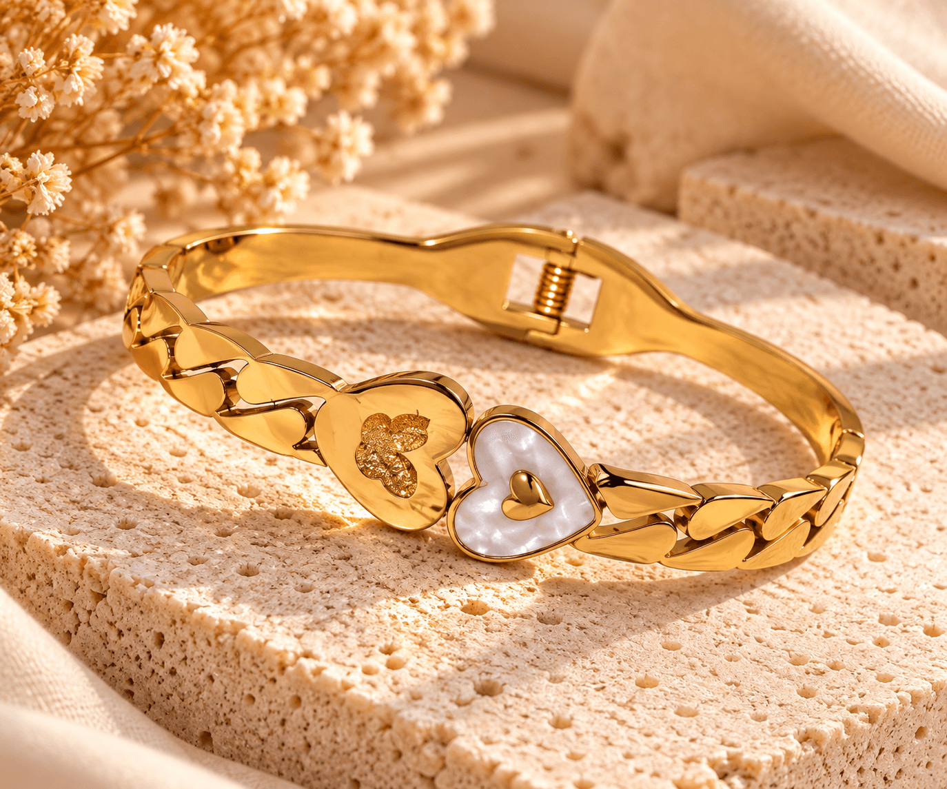 BB Milano Limited Edition – Golden Hearts Bracelet