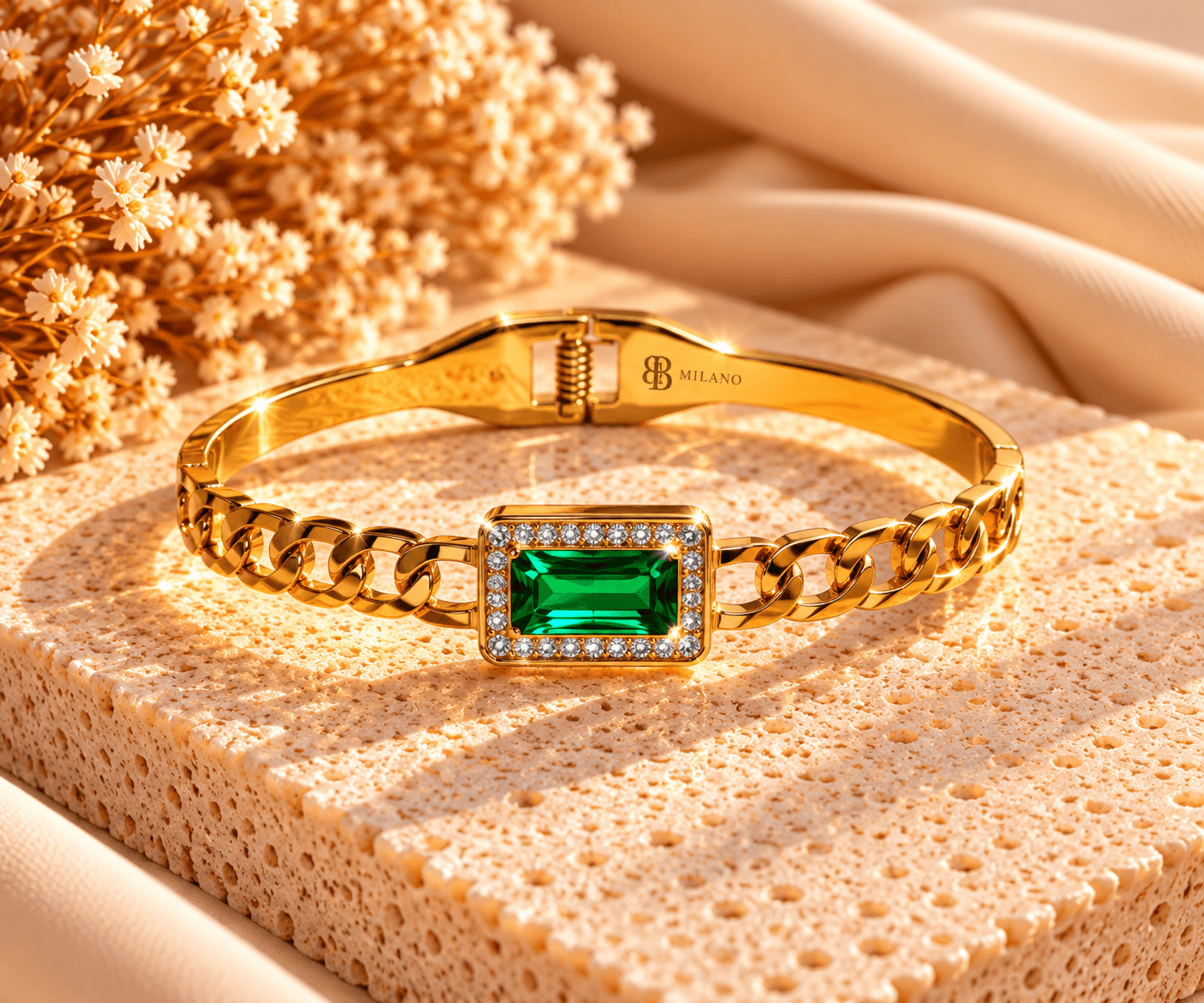 BB Milano Limited Edition – Emerald Luxe Armband
